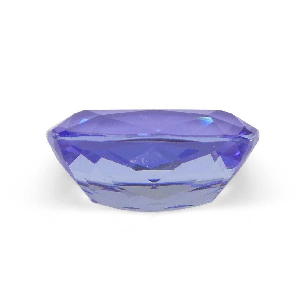 2.8ct Cushion Violet Blue Tanzanite from Tanzania For Sale 2