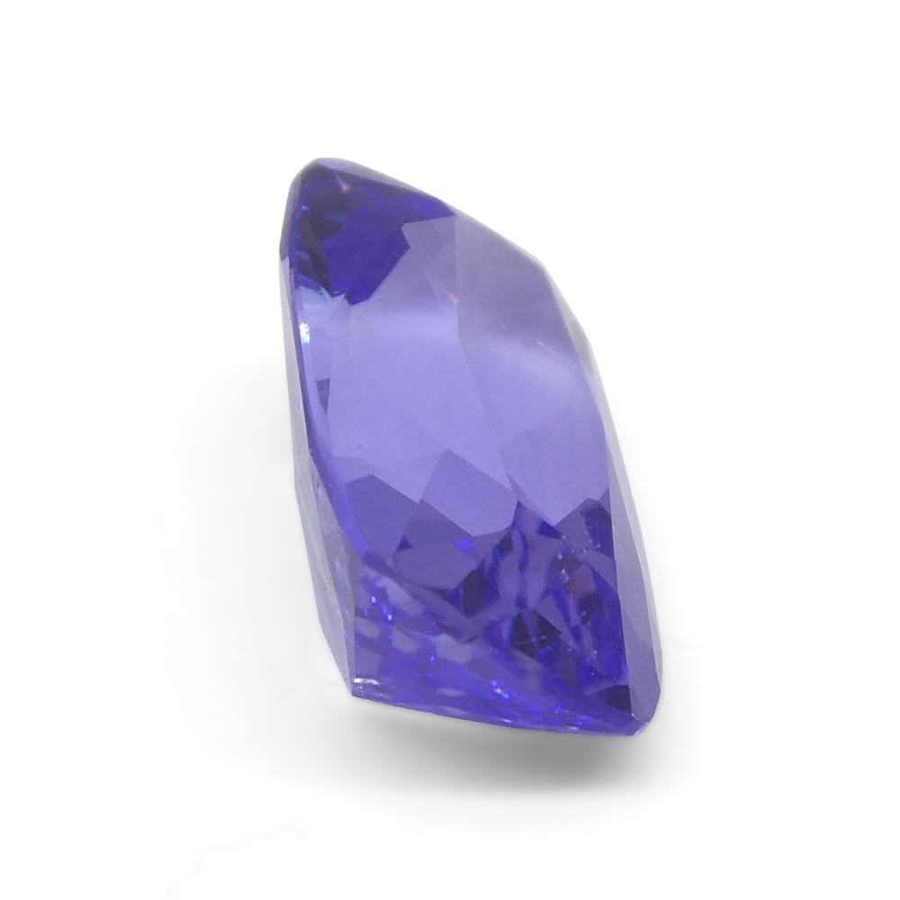2.8ct Cushion Violet Blue Tanzanite from Tanzania For Sale 3