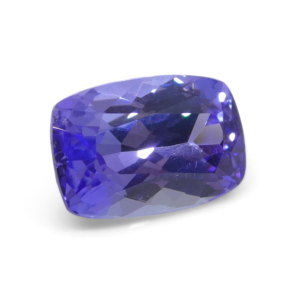 2.8ct Cushion Violet Blue Tanzanite from Tanzania For Sale 4