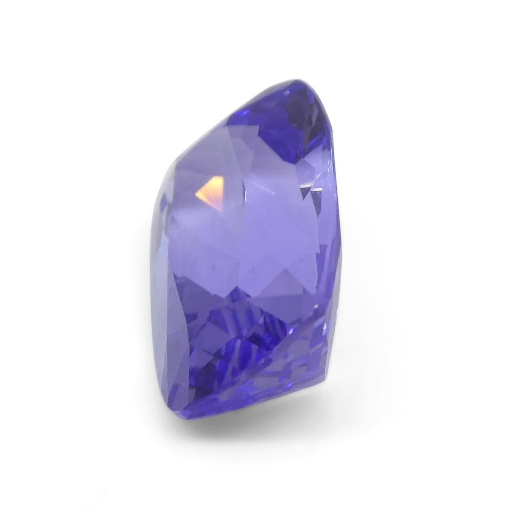 2.8ct Cushion Violet Blue Tanzanite from Tanzania For Sale 1