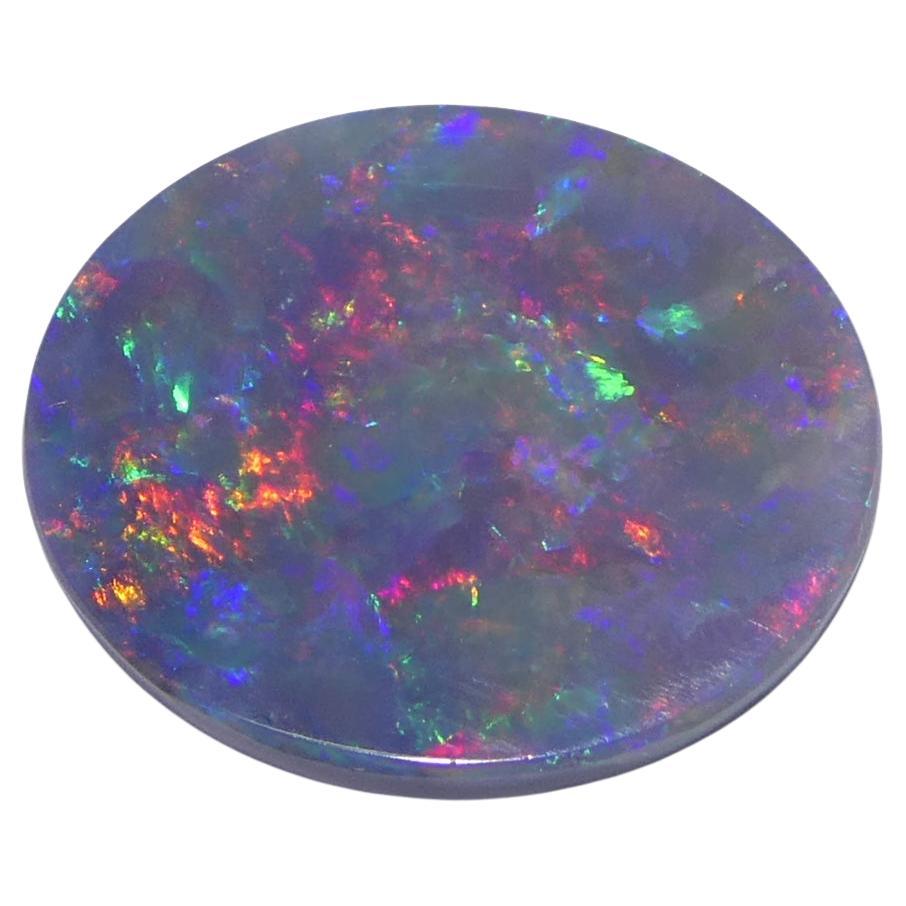 Opale grigio ovale cabochon 2,8ct dall'Australia