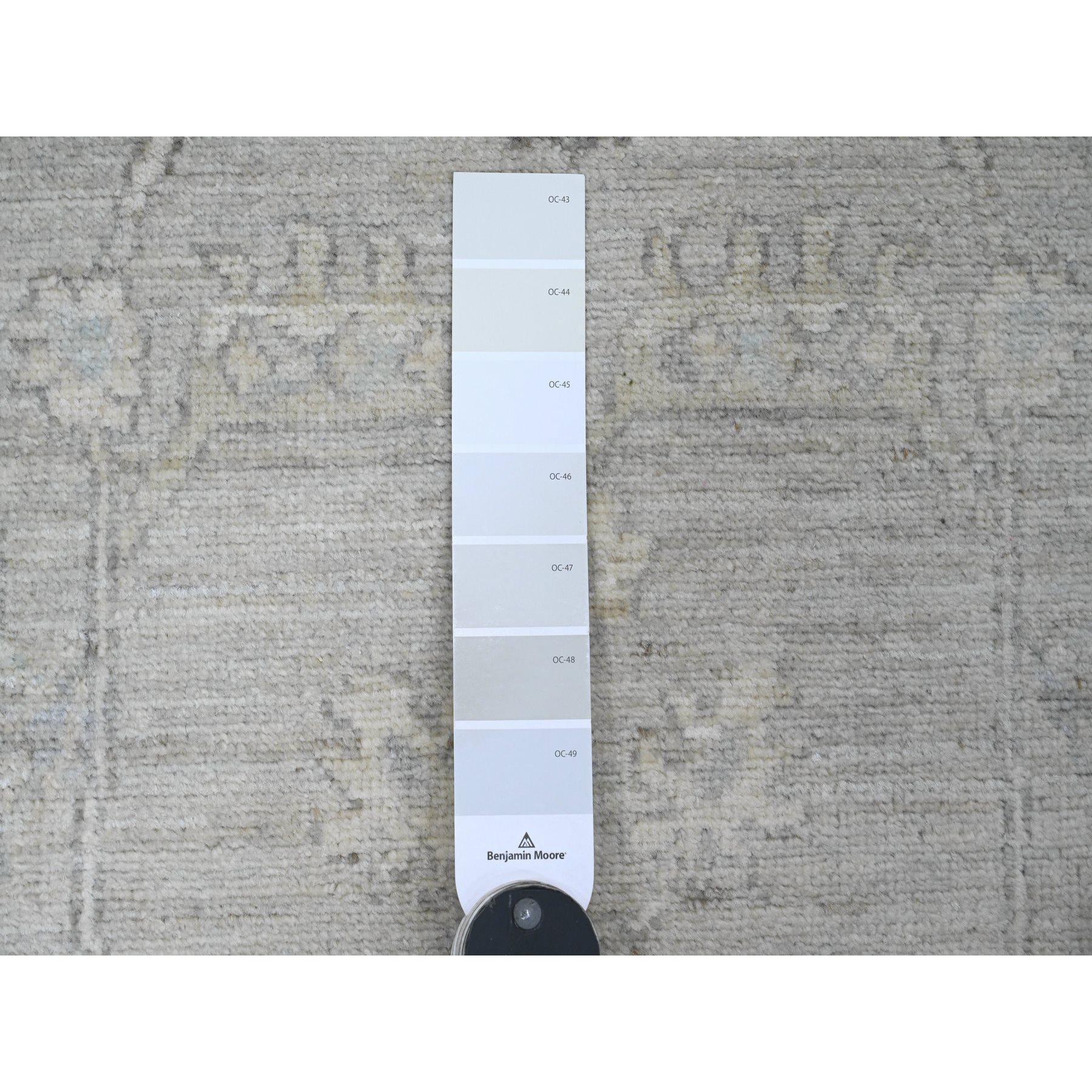 Oushak Tappeto Runner in pura lana 2'8 