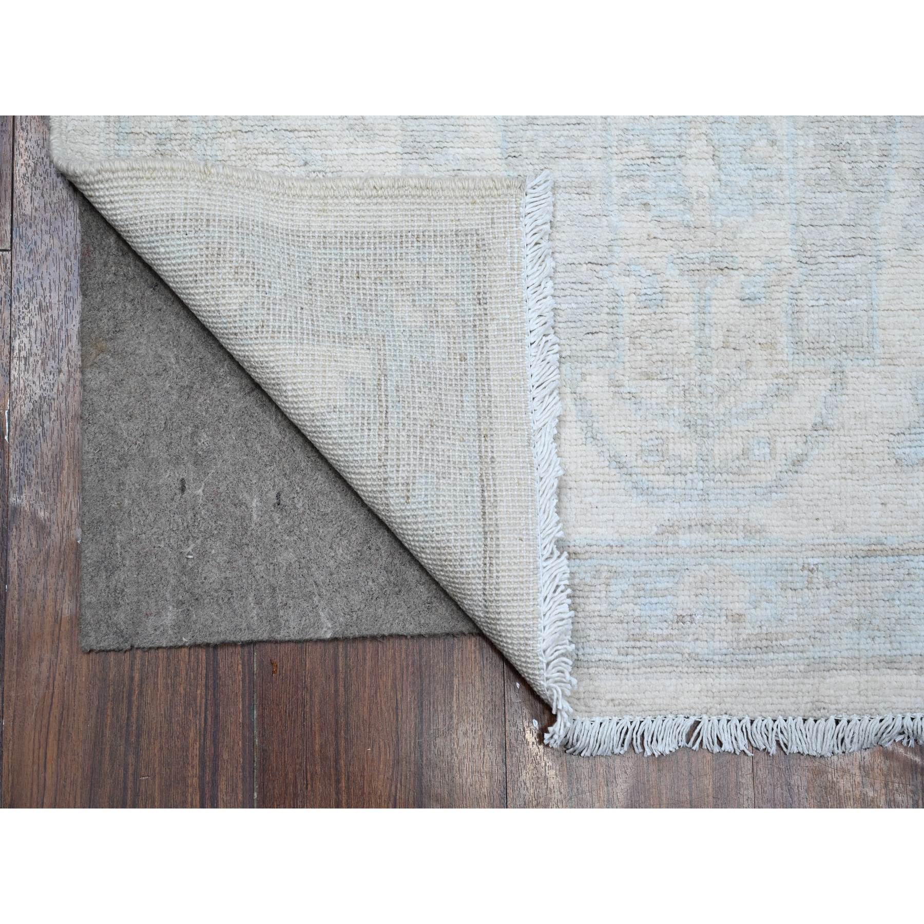 This is a truly genuine one-of-a-kind Washed Out Peshawar All Over Design, Hand Knotted, Pure Wool, Oriental Rug. It has been Knotted for months and months in the centuries-old weaving craftsmanship techniques by expert artisans.
Primary materials: