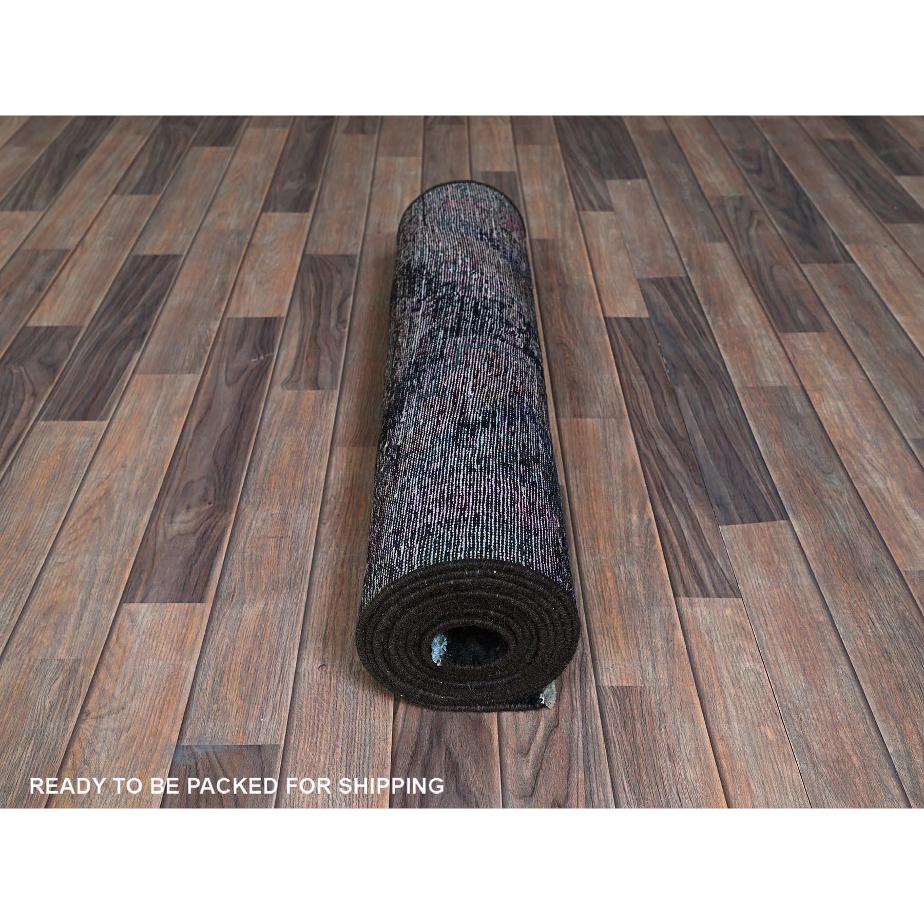 Tappeto Runner Vintage Persiano Hamadan Tutta Lana Annodata a Mano 2'8 