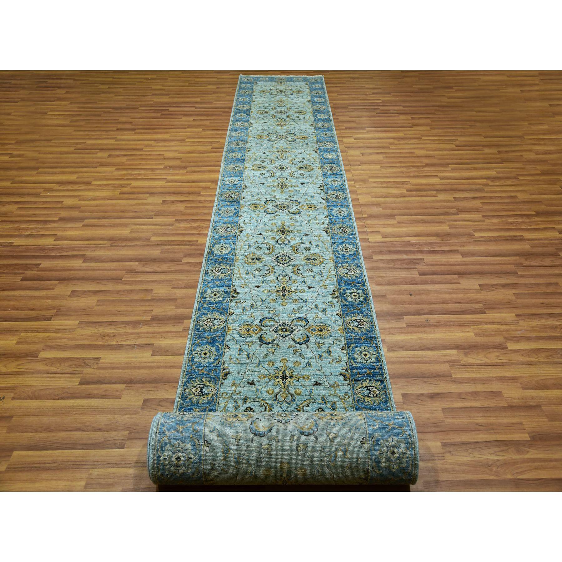 This is a truly genuine one-of-a-kind Hand Knotted Agra With Shah Abbas Flower Design, Pure Wool, Oriental Rug. It has been Knotted for months and months in the centuries-old weaving craftsmanship techniques by artisans.
Primary materials:
