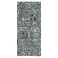 2
8 "x6
Grüner handgeknüpfter Spalier grenzenloser Garten Design Wolle Läufer Teppich