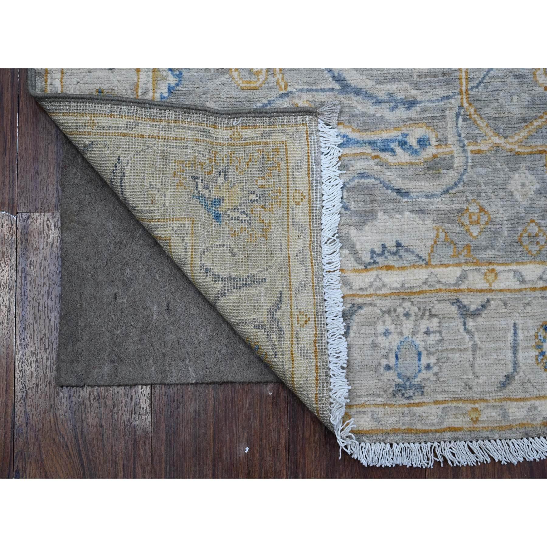 This is a truly genuine one-of-a-kind Afghan Peshawar with All Over Design, Pliable Wool Hand Knotted Oriental Rug. It has been Knotted for months and months in the centuries-old weaving craftsmanship techniques by expert artisans.
Primary