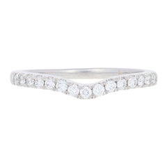 .29 Carat Round Brilliant Diamond Enhancer Wedding Band, 14k Gold Guard Ring
