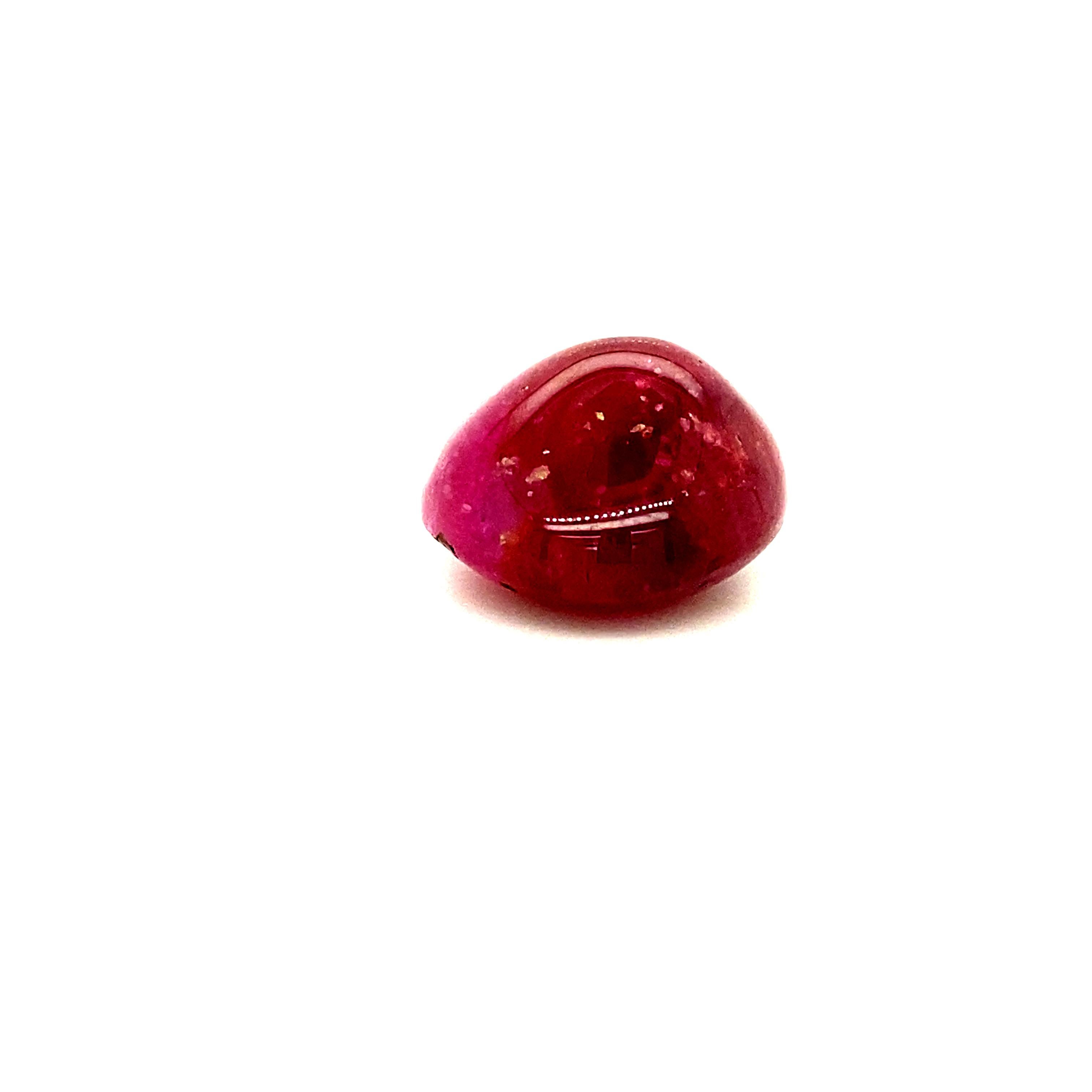 Women's or Men's 29 Carat Unheated Burmese Ruby Cabochon