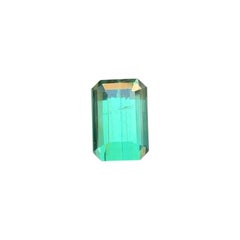 2.9 Carats Mint Green Tourmaline Emerald Cut Tourmaline Gemstone for Jewellery
