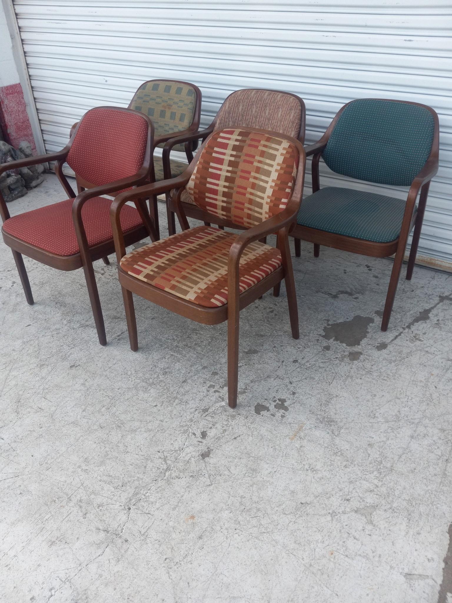 29 Sillones de madera curvada Don Pettit para Knoll International Moderno de mediados de siglo en venta