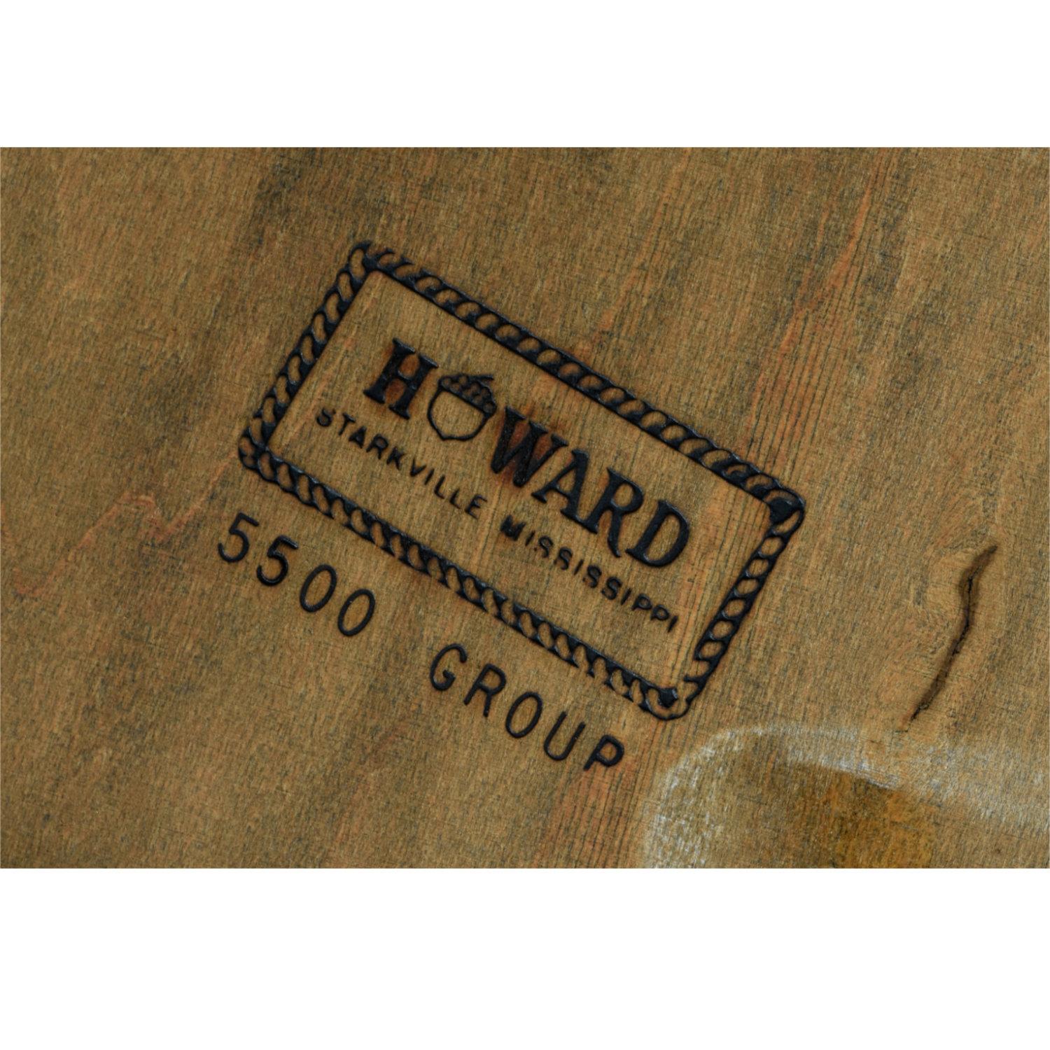 Round Parquet Solid Oak Coffee Table or Side Table by Howard 1