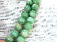 290 Carat GIA Certified Natural Green Jade Bead Necklace