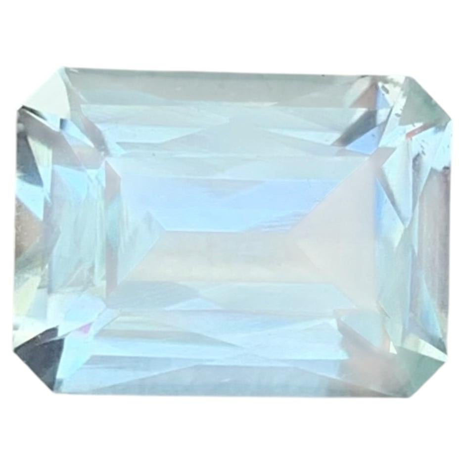 2.90 Carat Natural Loose Aquamarine Emerald Shape Gemstone