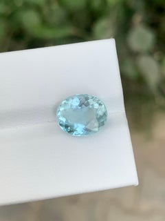 2,90 Karat natürlicher loser Aquamarin Ovalform Edelstein aus Nigeria