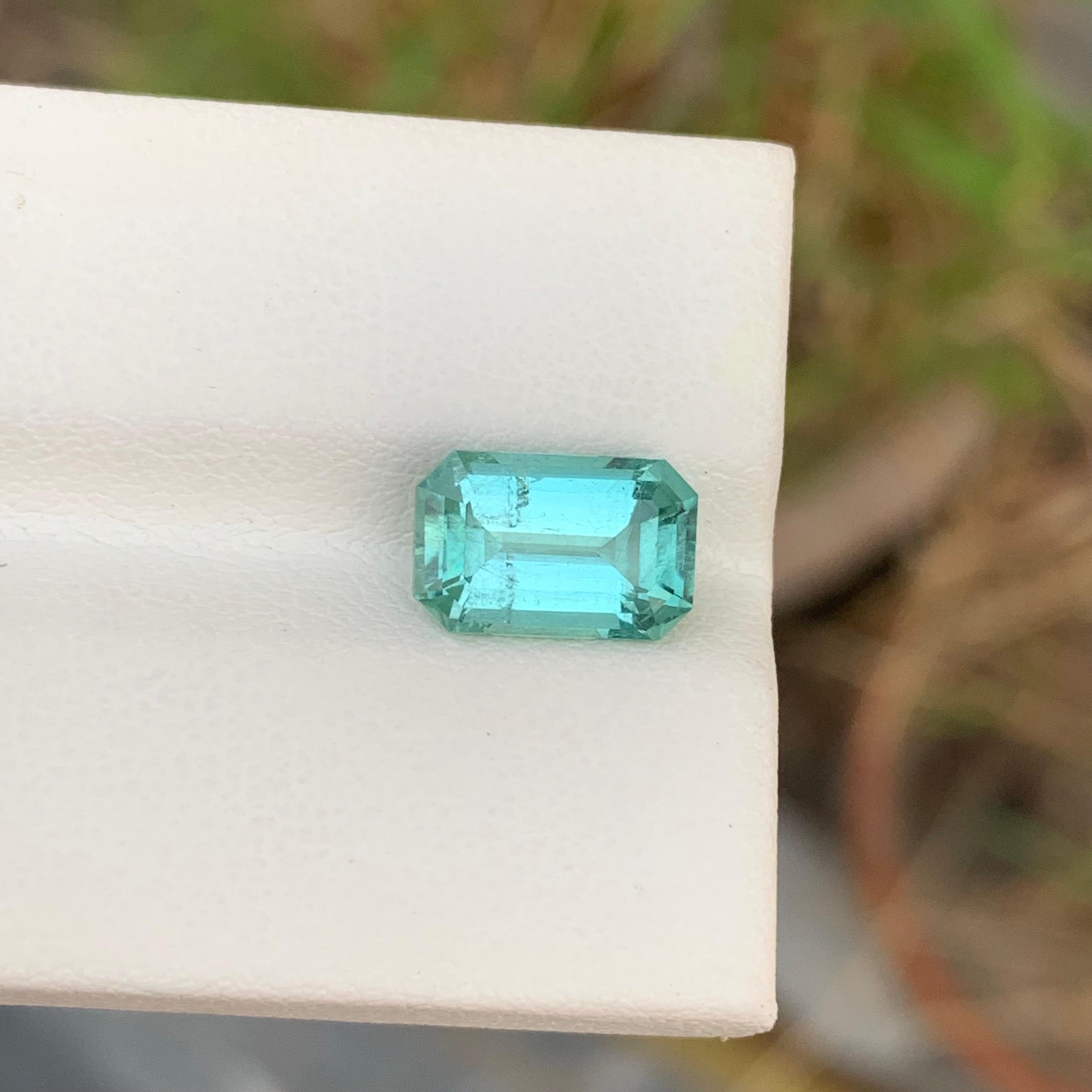 Turmalina Verde Seafoam Facetada 

Peso: 2,90  Quilates
Dimensiones: 10,5 x 6,8 x 4,9 Mm 
Color: Verde Seafoam 
Tratamiento: No
Certificado: A petición del cliente
Forma: Esmeralda 


La turmalina es una piedra preciosa cautivadora conocida por su