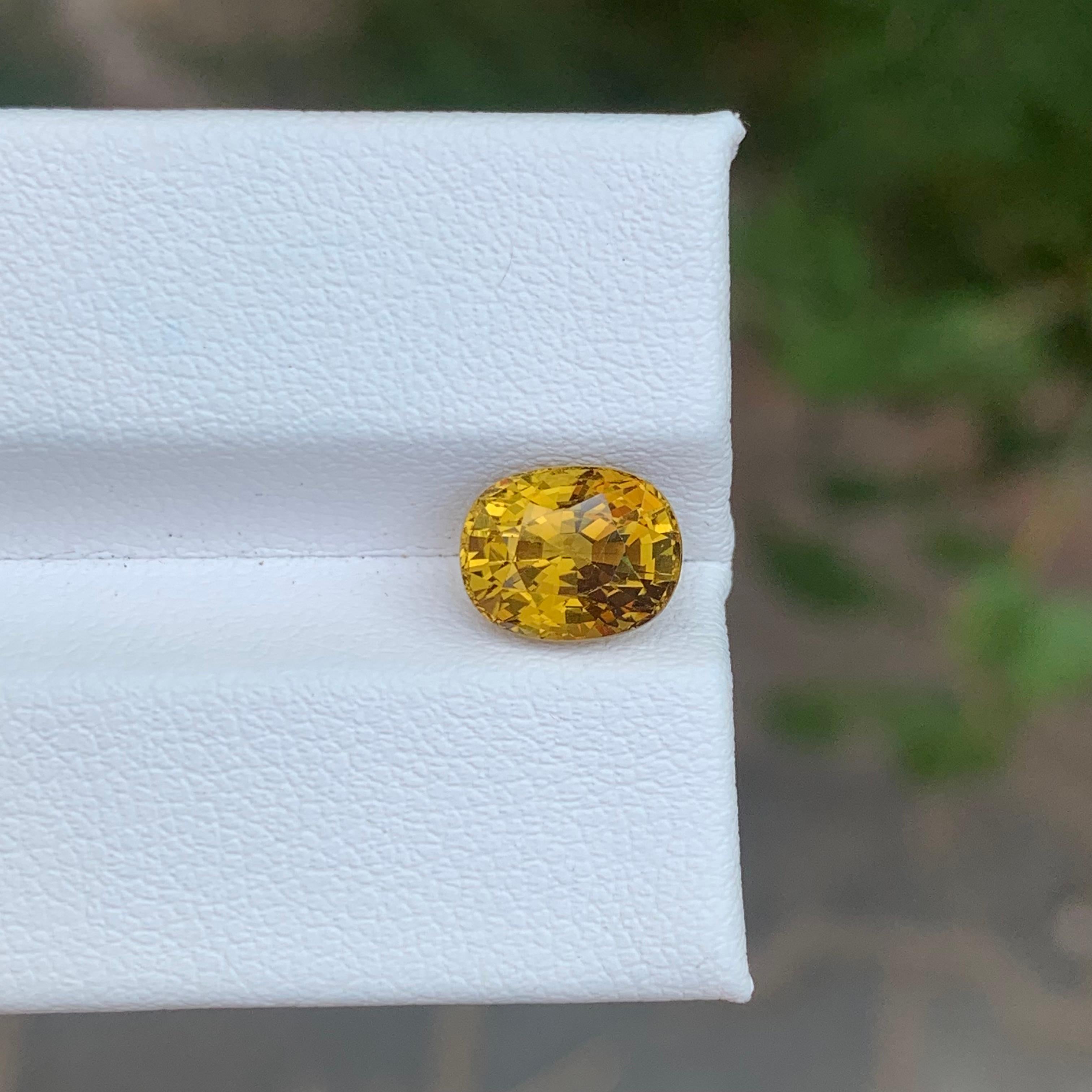 2.90 Carat Natural Loose Mali Garnet Oval Shape Gemstone im Angebot 4