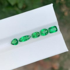 2.90 Carat Natural Loose Tsavorite Garnet Lot For Jewellery Making