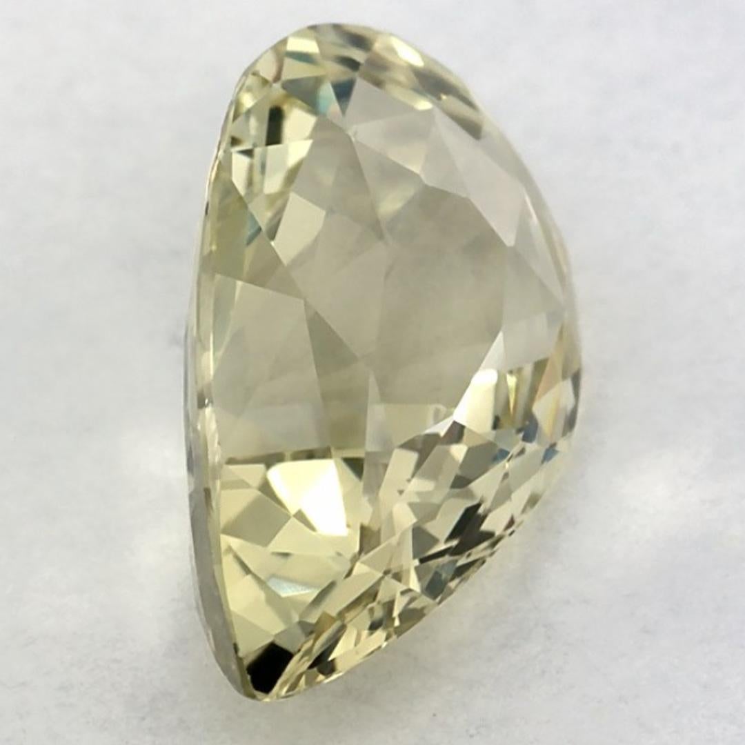 2.90 Karat Grüner Saphir Birne Loser Edelstein im Angebot 2