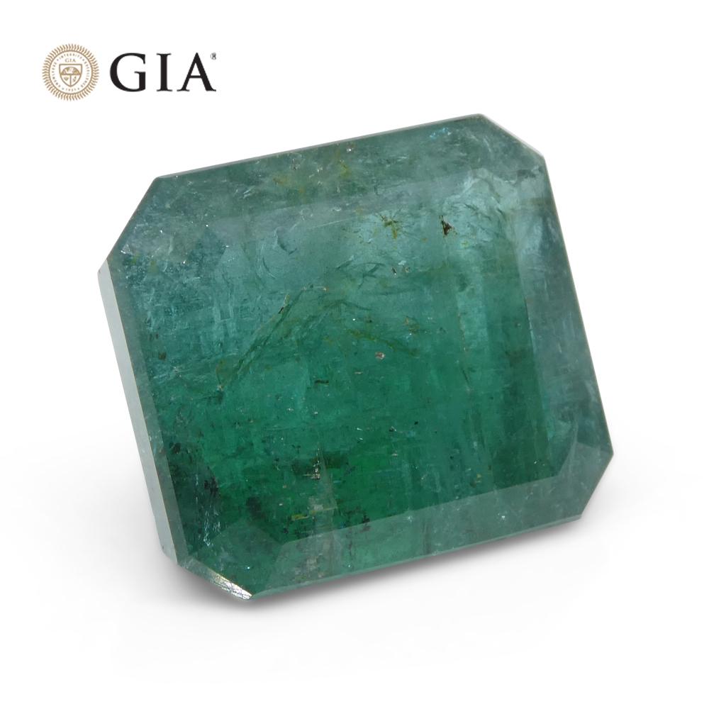 29.06ct Octagonal/Emerald Cut Green Emerald GIA Certified For Sale 6