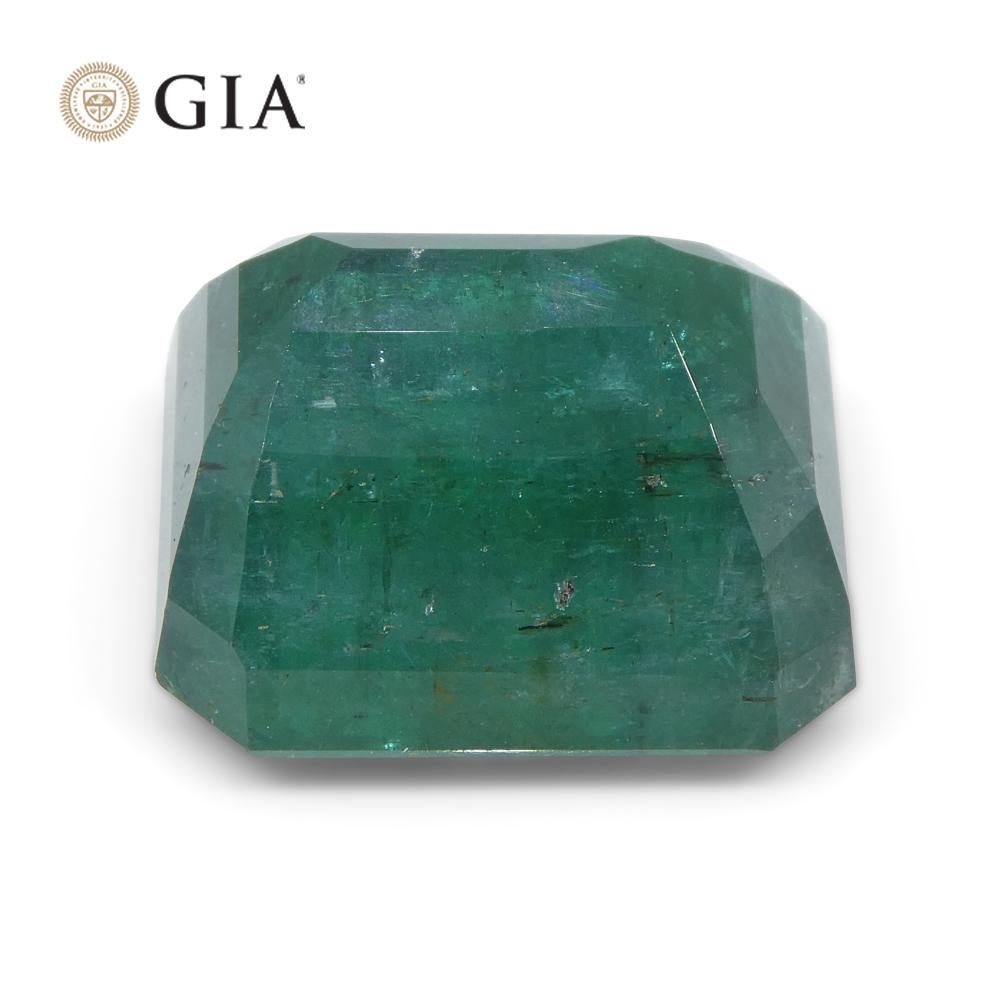 29.06ct Octagonal/Emerald Cut Green Emerald GIA Certified For Sale 10