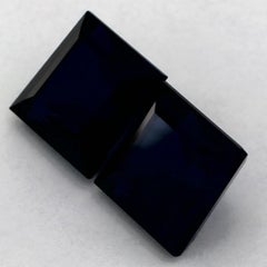 2.91 Ct Blue Sapphire Princesse Pierre en vrac