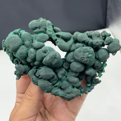 291 Gram Incredible Alien Eye Malachite Cluster Specimen From Guangdong, China