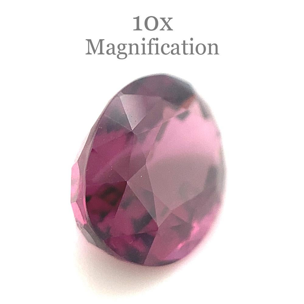 2.91ct Oval Purplish Pink Spinel from Sri Lanka Unheated For Sale 5