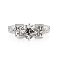 2.91ct Round Brilliant Cut Diamond Engagement Ring