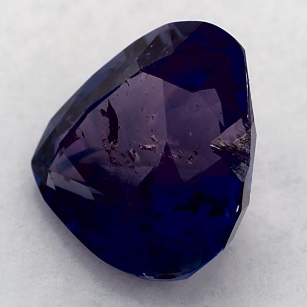 2.92 qt Zafiro Azul Corazón Gema Suelta Corte de corazón en venta