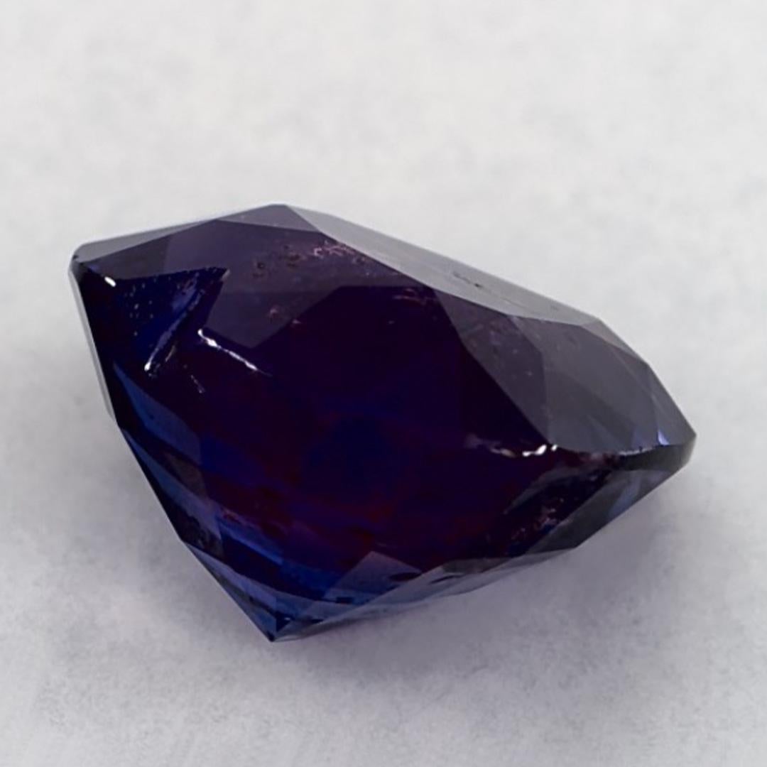 2.92 qt Zafiro Azul Corazón Gema Suelta en venta 3