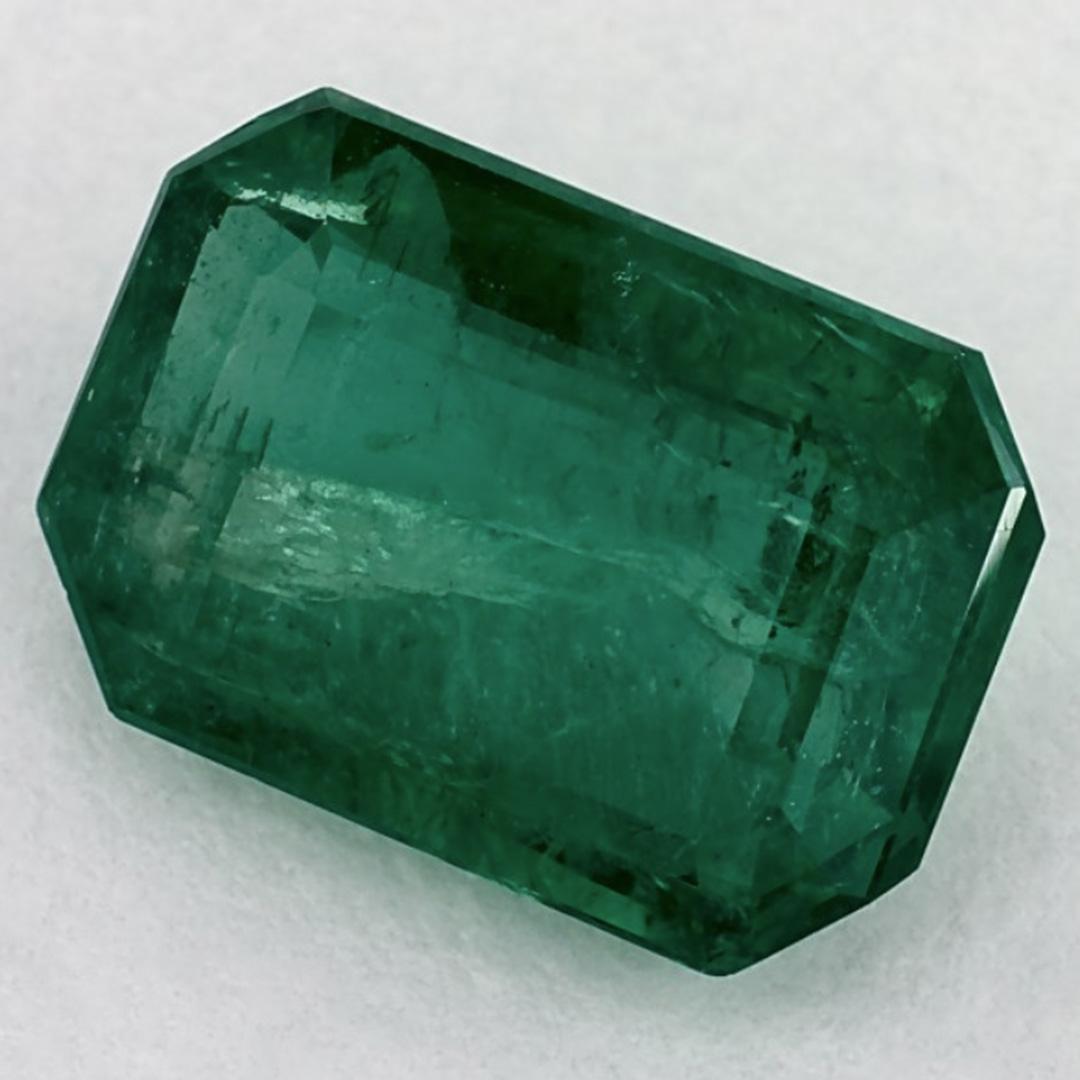 2.92 qt Esmeralda talla octágono Gema suelta Corte octogonal en venta