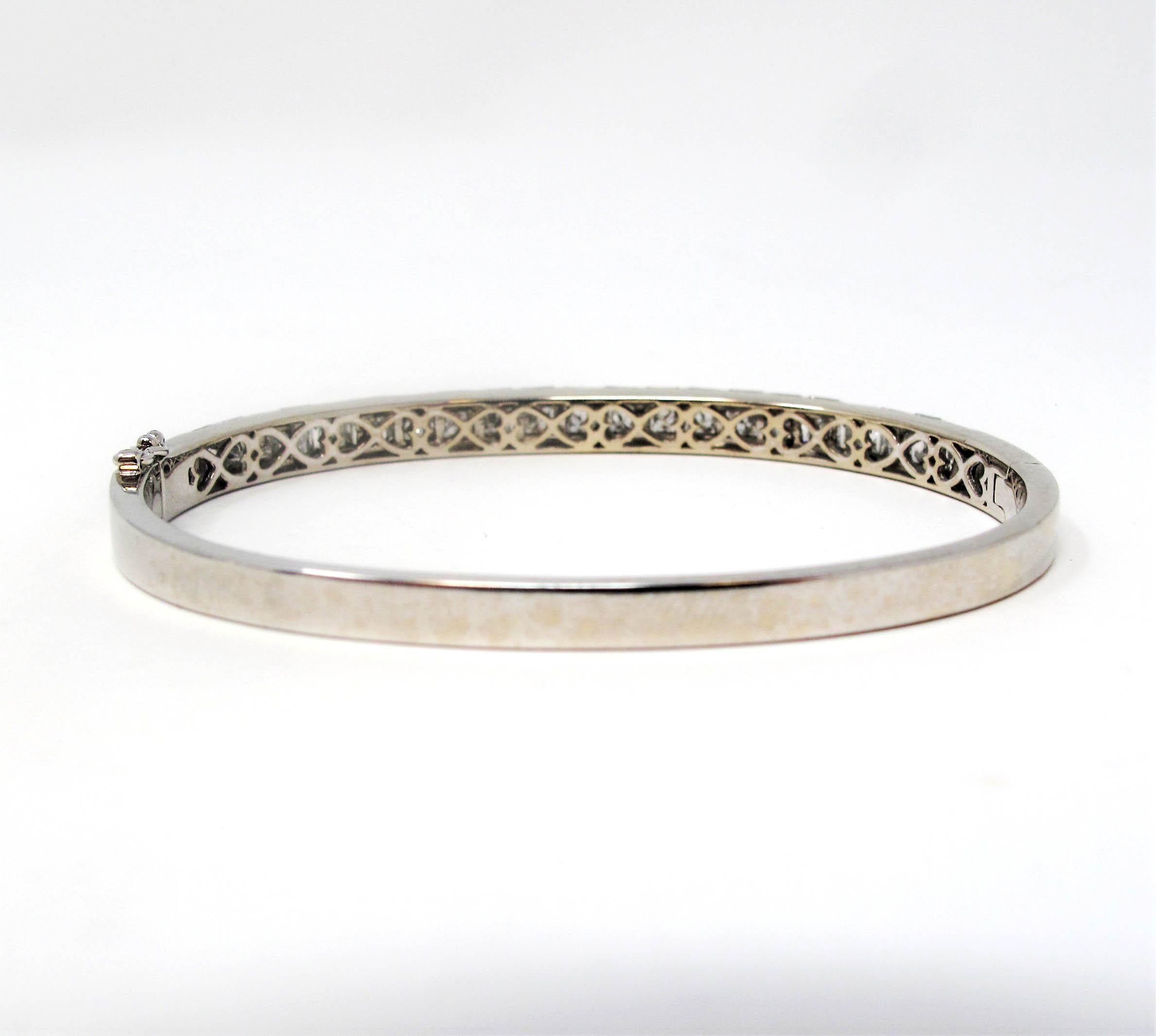 princess cut bangle