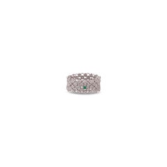 2.93 Carat Diamond Flexibly Ring Band in 18K White Gold