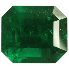 emerald for sale 2.93 Carat, Emerald Cut, Certified Natural Muzo Colombian Emerald