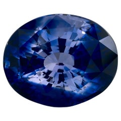 2.93 Ct Blue Sapphire Oval Loose Gemstone (pierre précieuse en vrac)
