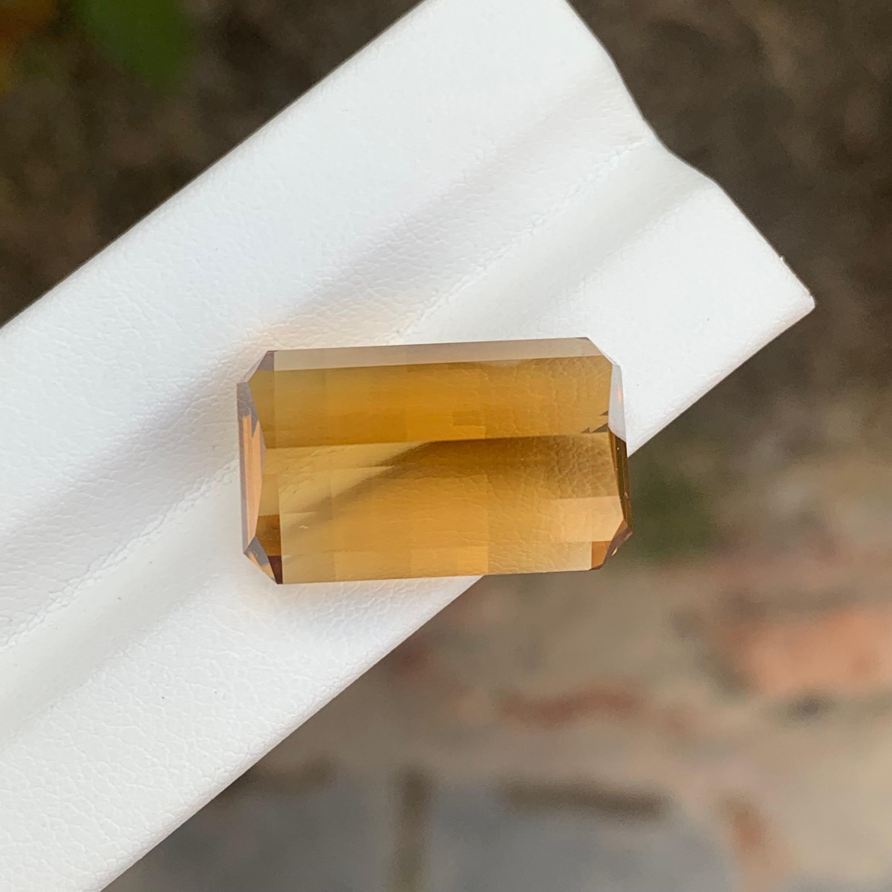 29,30 carati di Citrino naturale sfuso Smith & Smith Bar Cut Gemstone in vendita 2