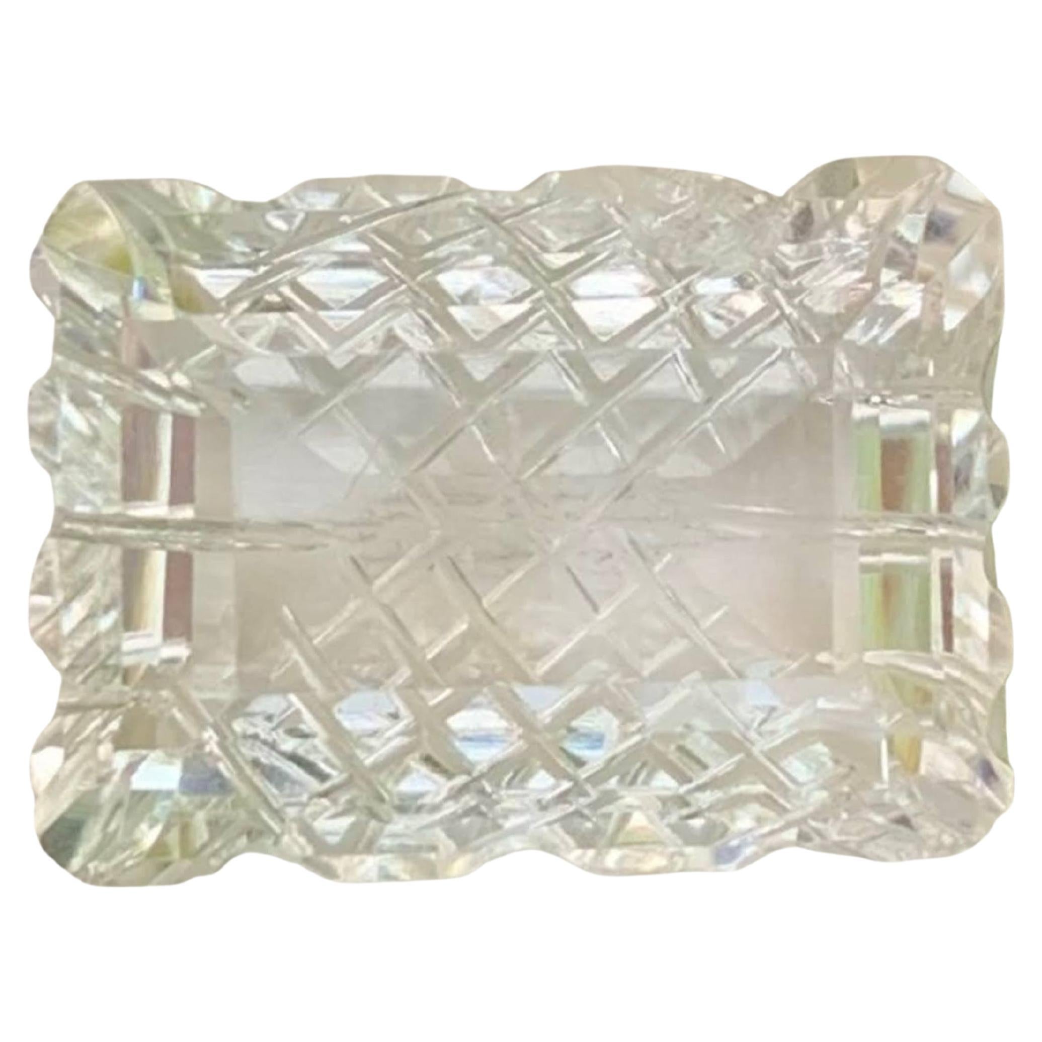 29,30 Carati Quarzo naturale sfuso intagliato per gioielli Gemma pakistana