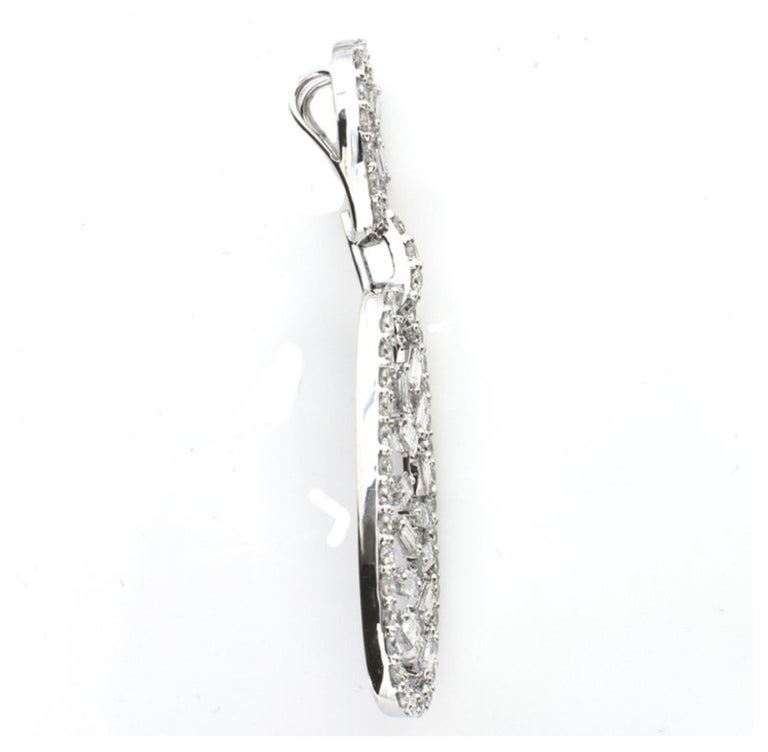 2.94 Carat Baguette Diamond Fashion Pendant For Sale (Free Shipping) at ...