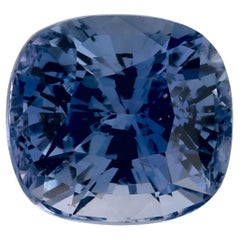 2.94 carati di zaffiro blu a cuscino certificato, gemma sfusa