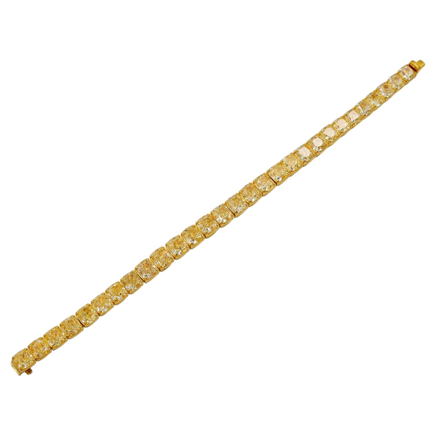 2,94 ct Cushion-Cut Diamant-Tennis-Armband - Spectra Fine Jewelry