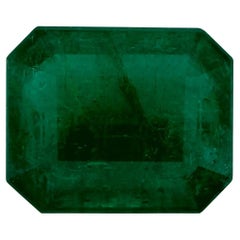 2.94 qt Esmeralda talla octágono Gema suelta