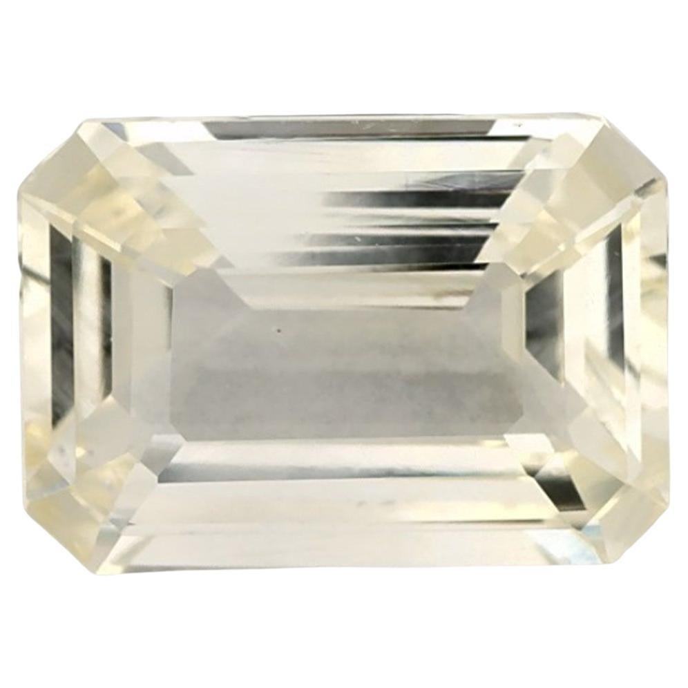 2.94 carati di zaffiro giallo ottagonale sciolto