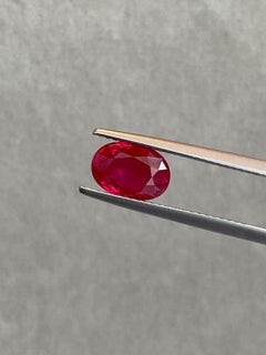 2.95 Carat Burmese Oval Ruby