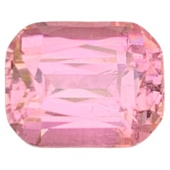 2.95 Karat natürlicher, loser Turmalin in Babyrosa, Kissen-Schliff, afghanischer Edelstein