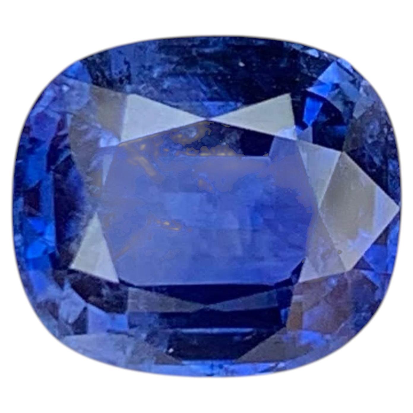 2.95 Karat natürlicher loser blauer Saphir Stein Kissenschliff Sri Lanka Edelstein im Angebot