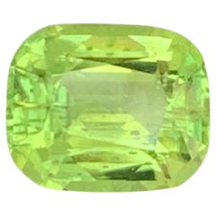 2.95 Carat Natural Loose Green Peridot Stone Cushion Cut Pakistani Gemstone