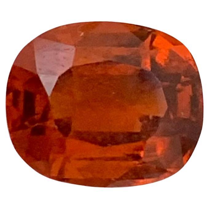 Garnet hessonite naturel non serti de 2,95 carats de forme ovale pour la fabrication de bijoux 