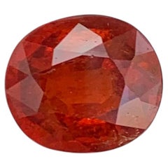 2,95 quilates de granate de hessonita natural suelto en forma ovalada