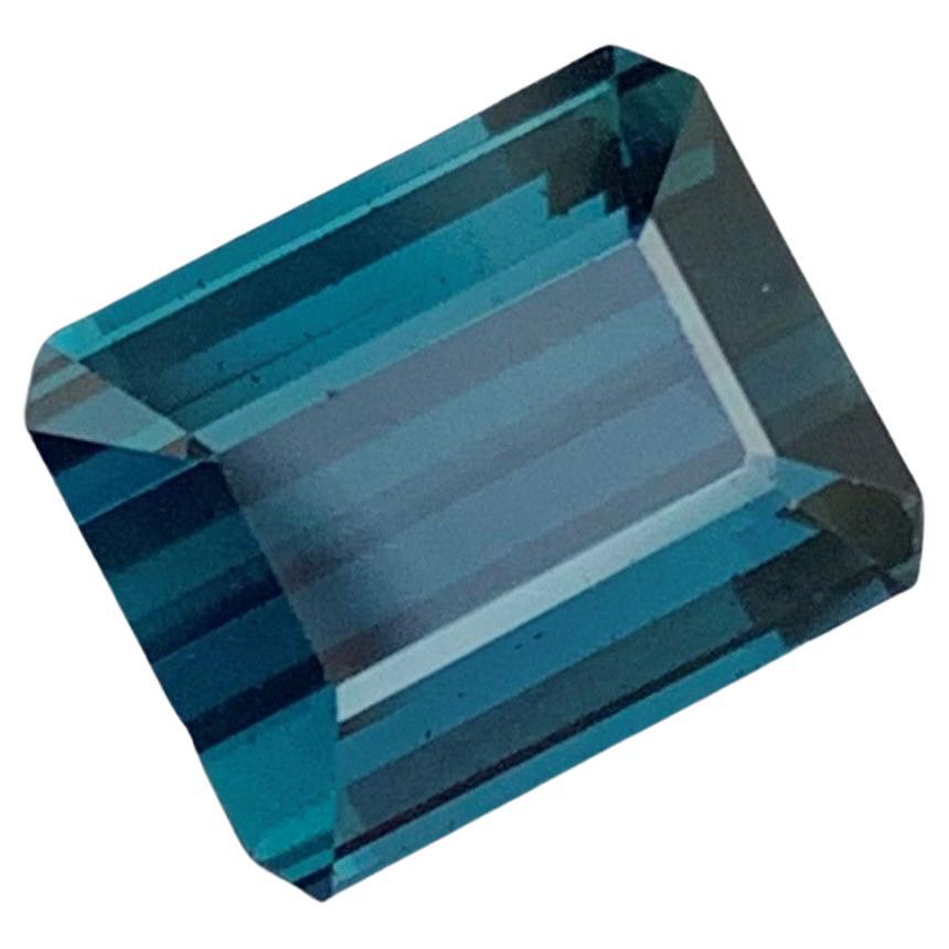 2.95 Carat Natural Loose Indicolite Tourmaline From Kunar Afghanistan Mine For Sale